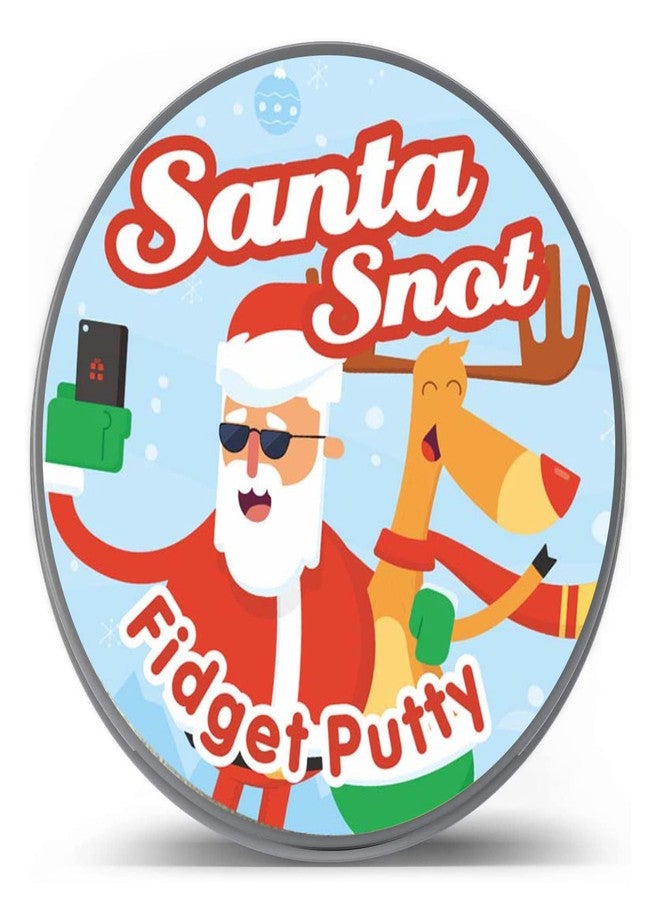 Gears Out Santa Snot Fidget Putty Christmas Stress Relief Gags Weird Stocking Stuffers Secret Santa Gifts for Coworkers Unique White Elephant Ideas Red Putty Santa Gags - Image 1